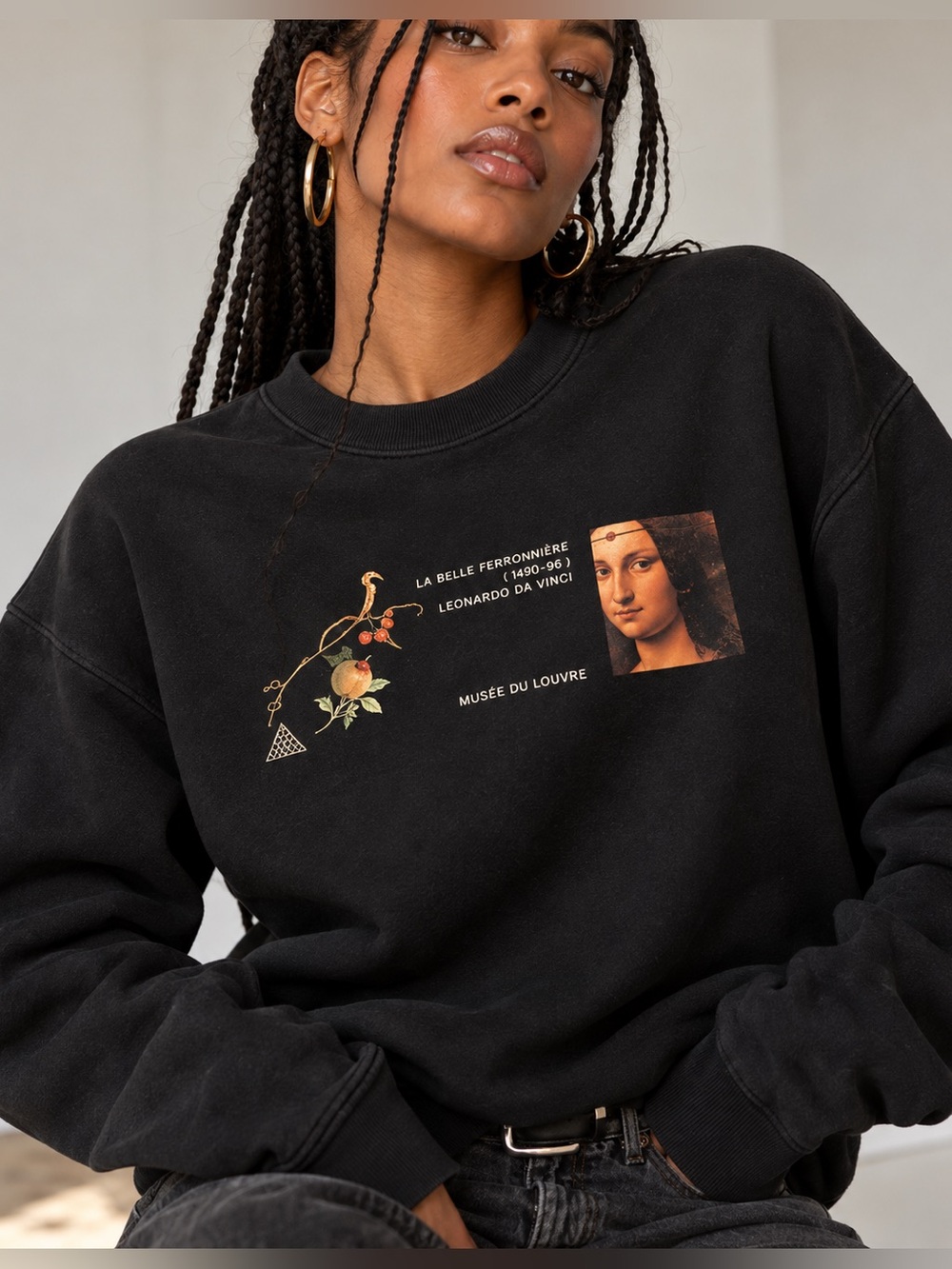 Uniqlo Louvre Museum Long Sleeve Sweatshirt~ Size XS